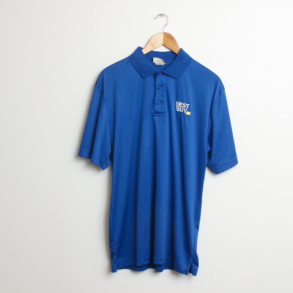 Best Buy Employee Polo Mens Large Blue Uniform